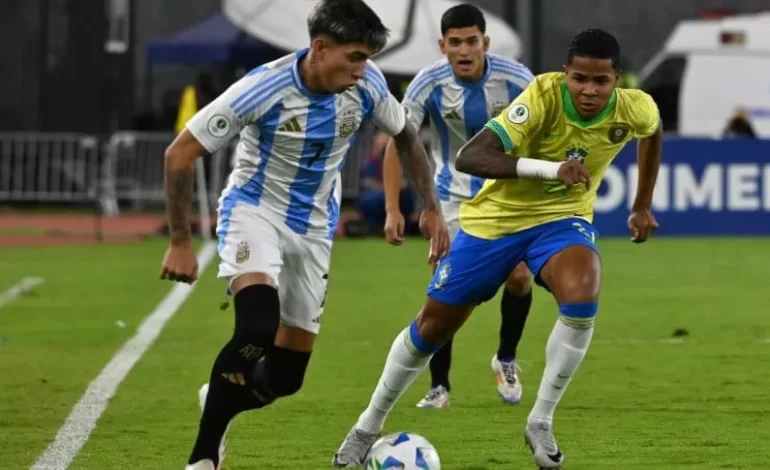 Sudamericano Sub 20: Argentina lo tenía pero se durmió y Brasil le empató