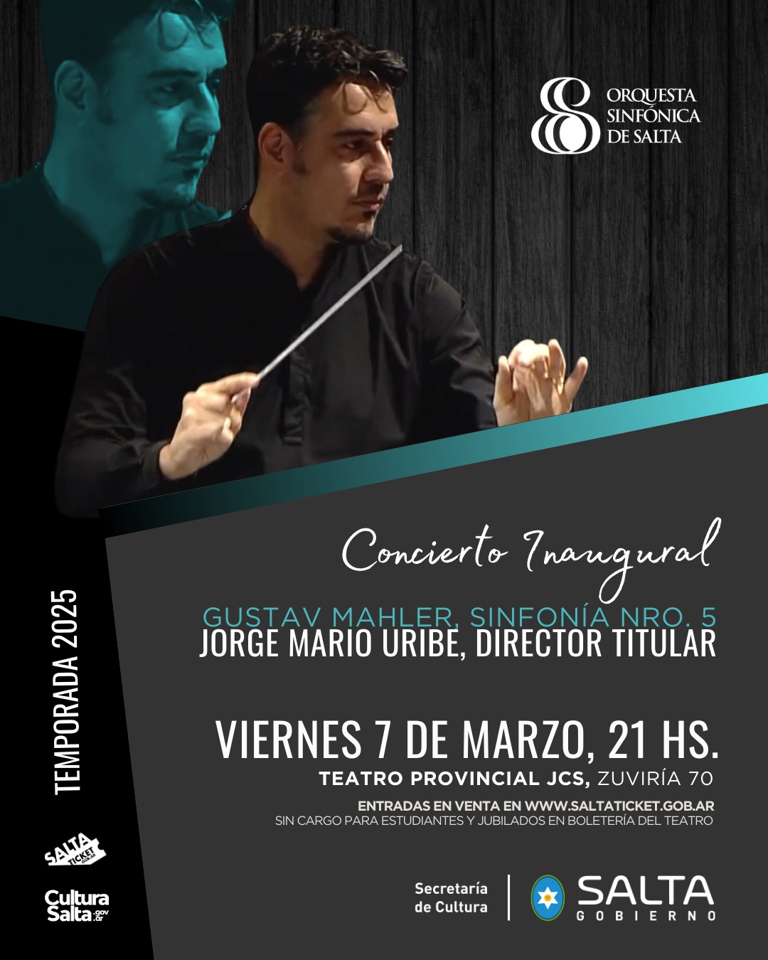 La Orquesta Sinfónica de Salta lanza su temporada número 25