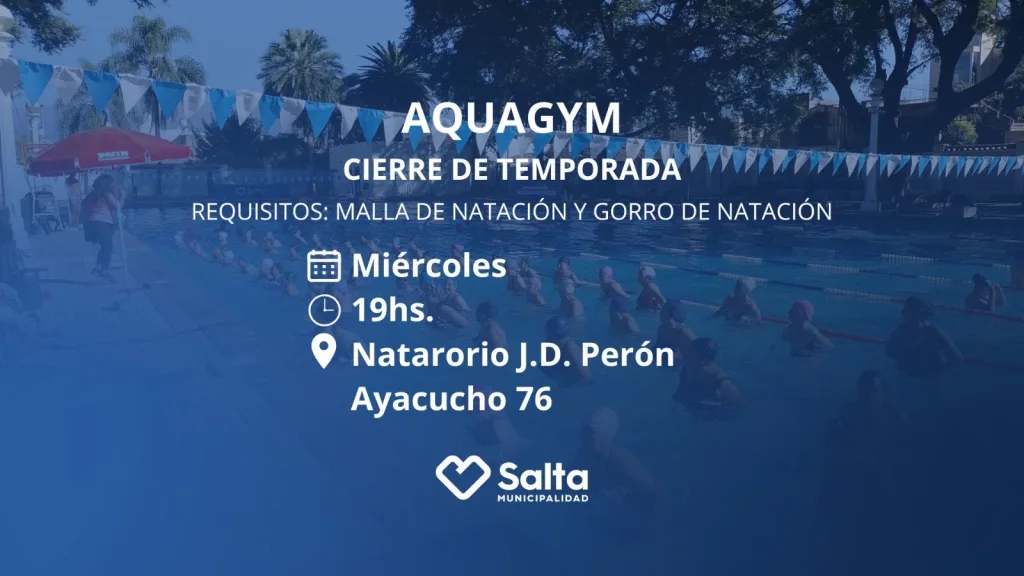 Se desarrollará un nuevo encuentro de Aquagym