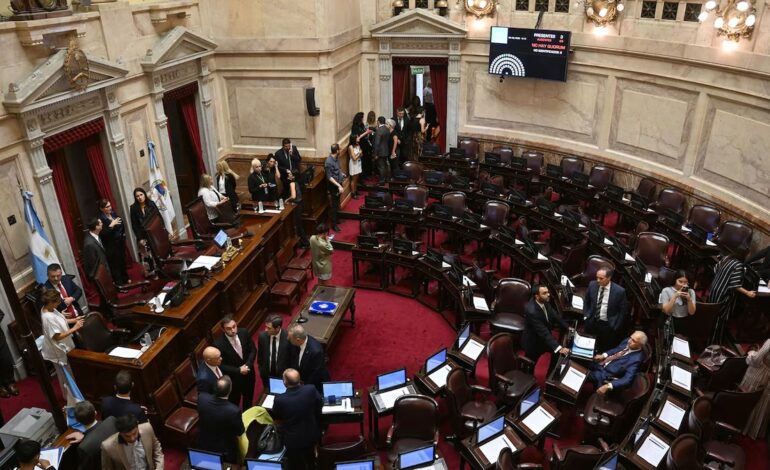 El oficialismo no consiguió quórum para la sesión preparatoria en el Senado