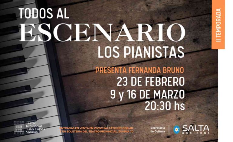 Comienza el ciclo “Todos al escenario: los Pianistas”