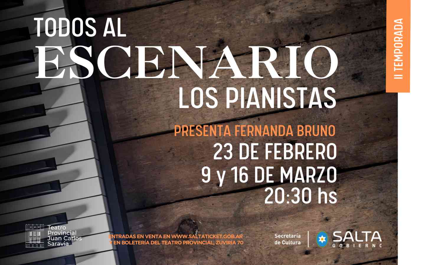 Comienza el ciclo “Todos al escenario: los Pianistas”