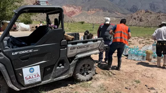 Defensa Civil realizó relevamientos en la zona afectada por el temporal en Campo Quijano