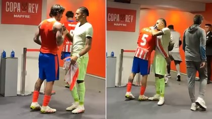 El encuentro de Raphinha y Rodrigo De Paul tras el caliente clásico por Eliminatorias: el gesto del brasileño