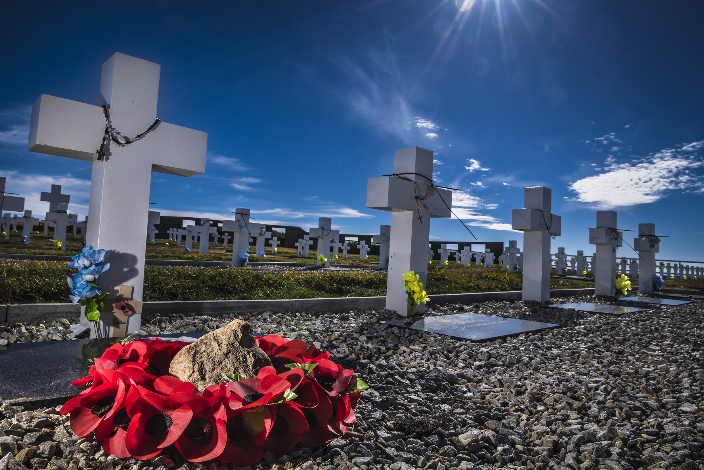 Hasta mañana se puede visitar la muestra fotográfica “En mis ojos, Malvinas”