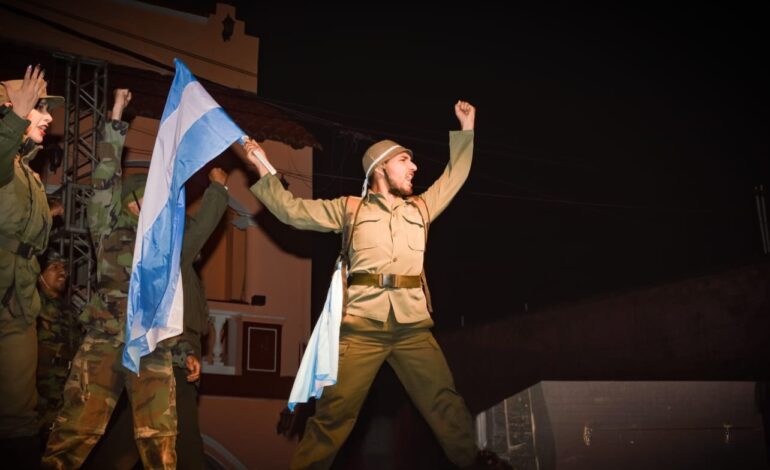 El Ballet Folklórico de Salta rindió homenaje a Malvinas con una emotiva presentación