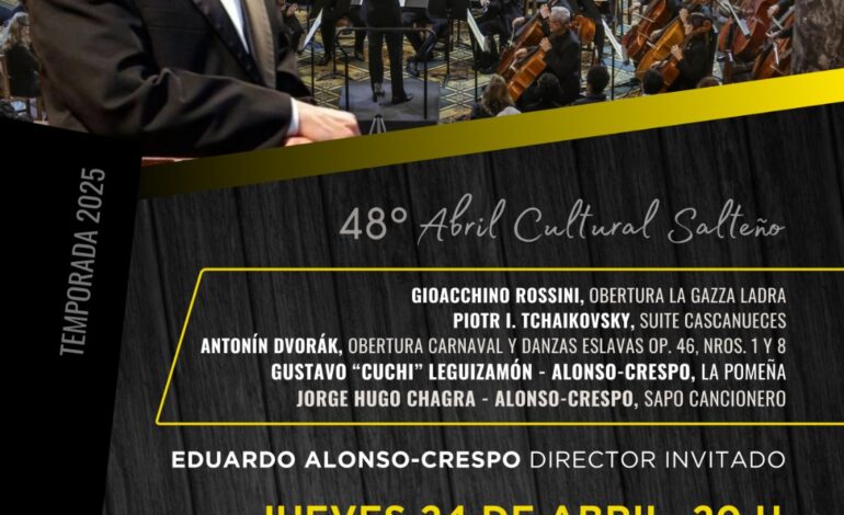 Se vienen dos conciertos gratuitos de la Sinfónica