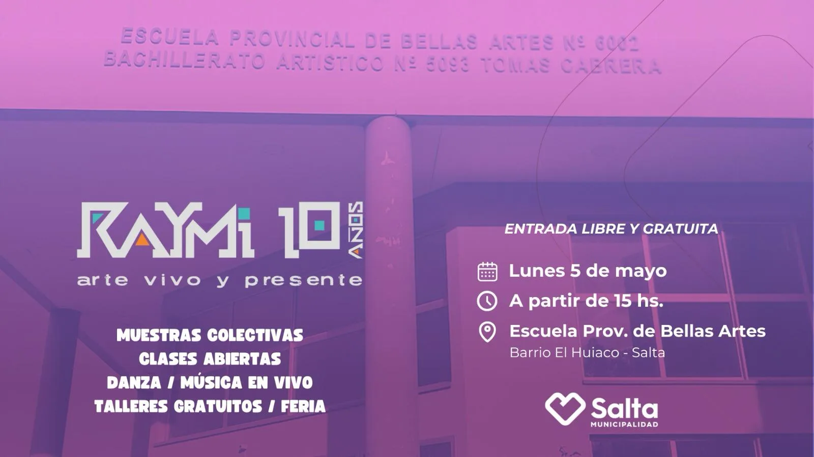 El próximo lunes tendrá lugar el evento “Raymi: Arte Presente y Vivo”