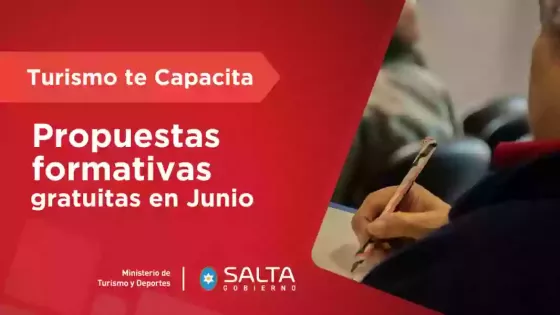 Cursos gratuitos de capacitación destinados a prestadores del sector turístico de Salta
