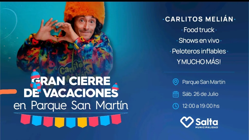 Gran cierre de vacaciones en el Parque San Martín con shows, gastronomía y carrera de disfraces