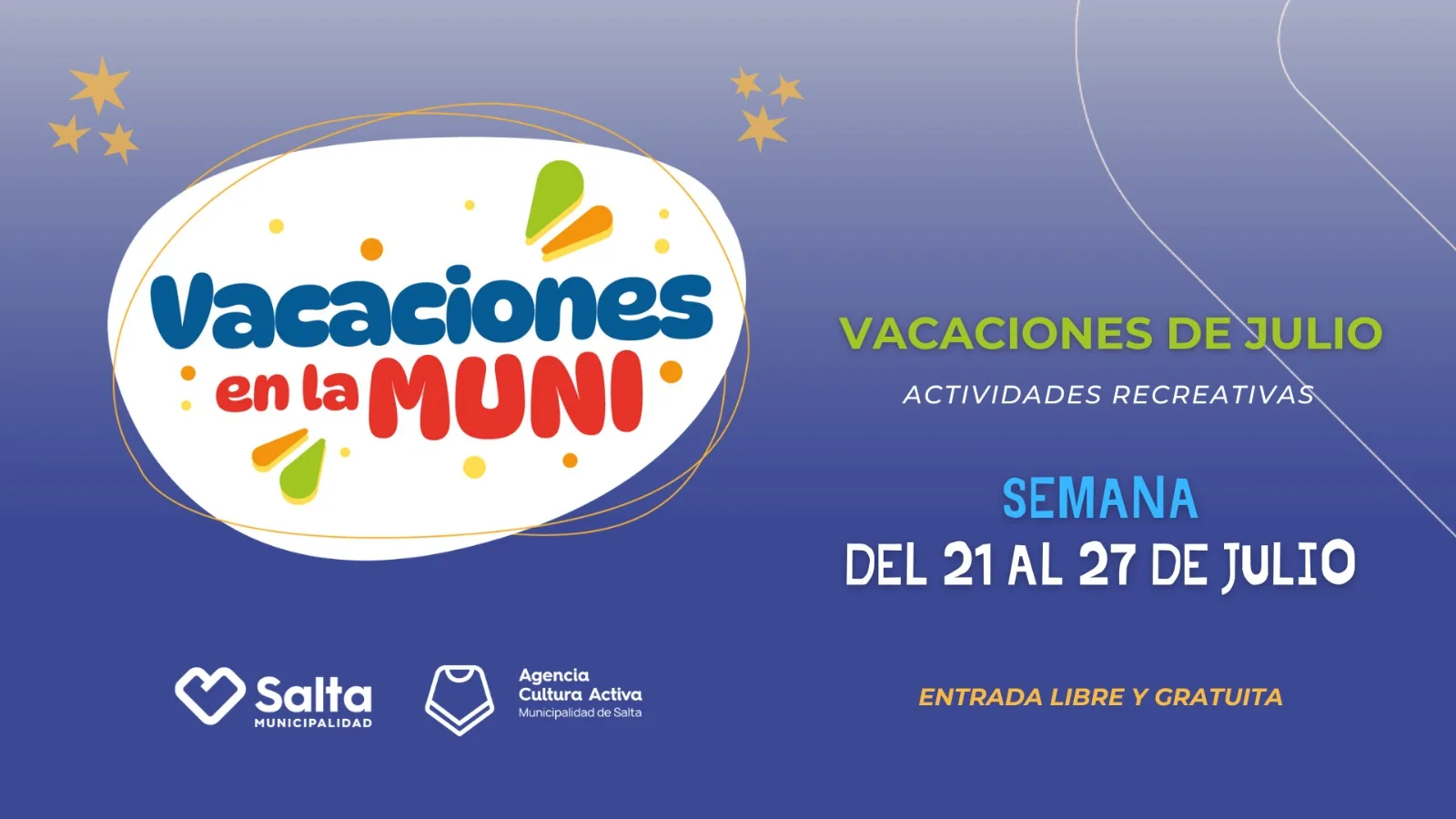 “Vacaciones en la Muni”, estas son las actividades de la segunda semana