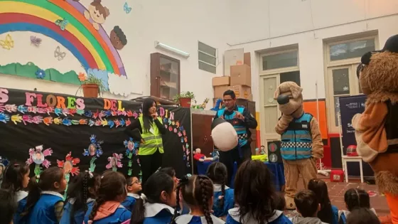 Más de 300 niños de nivel inicial y primario participaron de juegos y actividades preventivas
