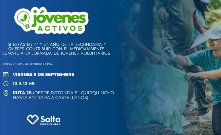 Se viene la 1º Jornada «Jóvenes Activos»