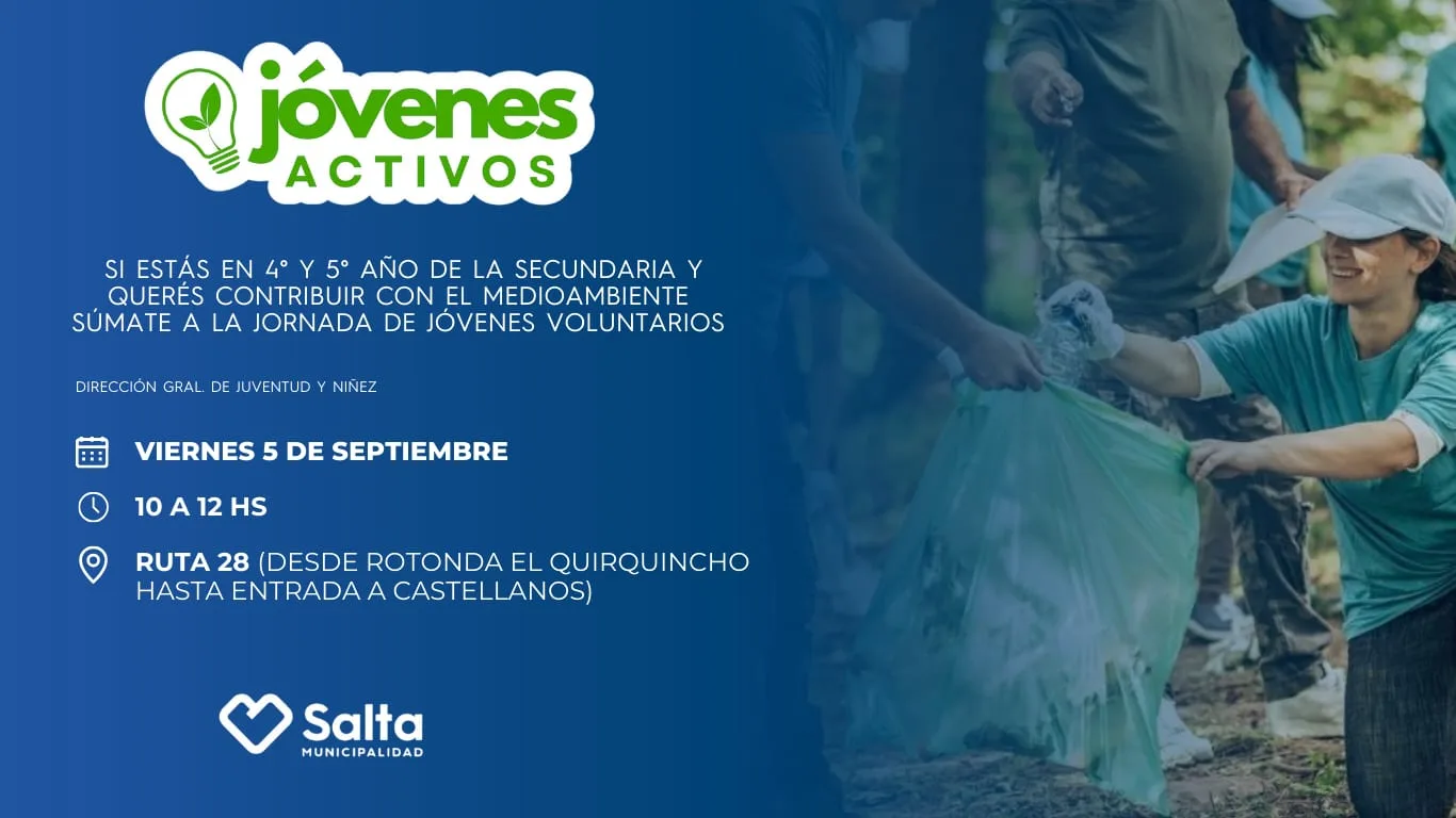 Se viene la 1º Jornada «Jóvenes Activos»