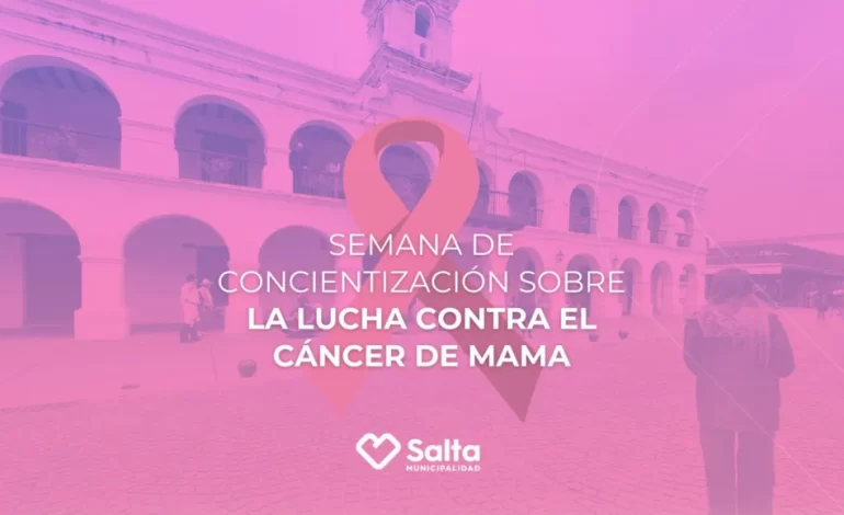 Octubre Rosa: se iluminará el Cabildo y habrá una caminata de concientización