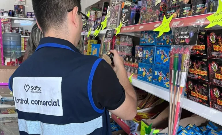 Amplio operativo de control por venta de pirotecnia sonora