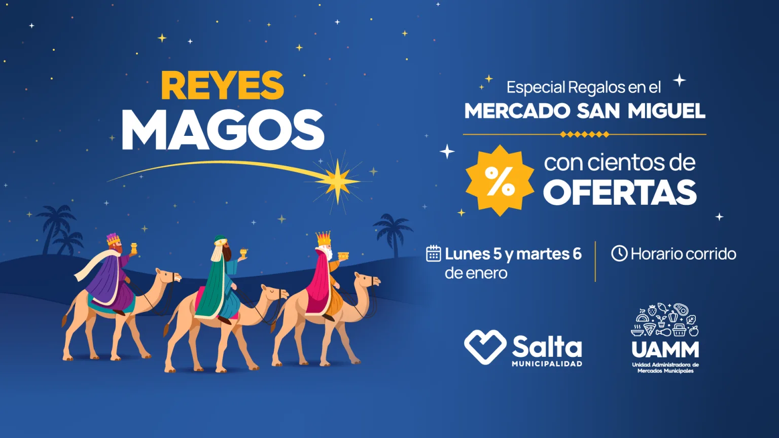 Hoy y mañana habrá Feria de Reyes en el mercado San Miguel
