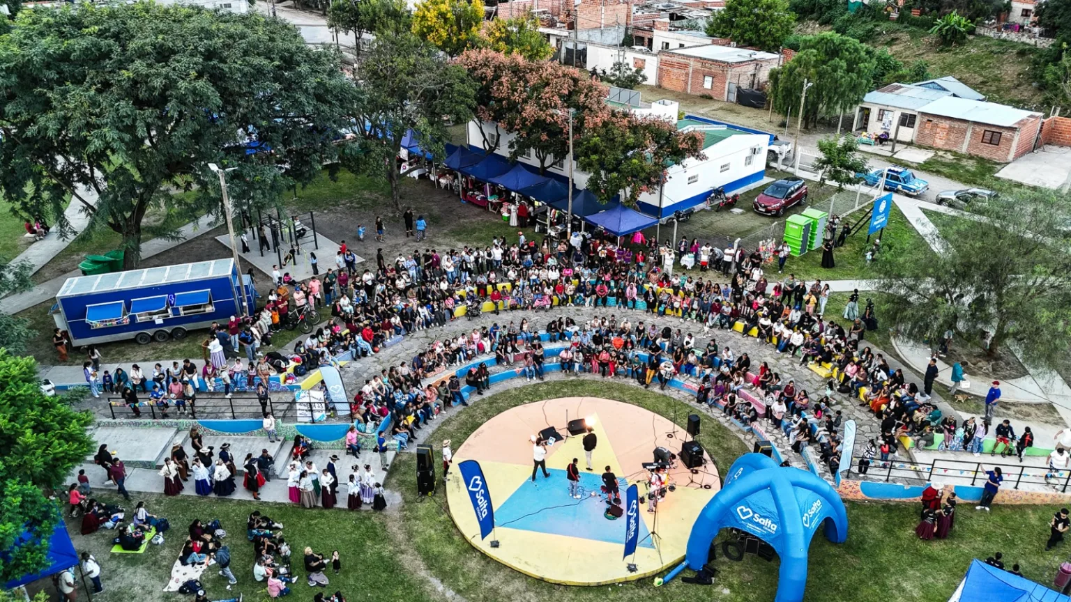 Alto La Viña vivió una verdadera fiesta con la 1era Peña en tu Barrio