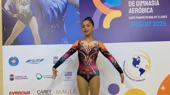 La salteña Tiziana Flores representará al país en un selectivo internacional de gimnasia aeróbica