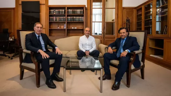 Sáenz se reunió con Santilli y “Lule” Menem para avanzar en una agenda de políticas de desarrollo federal