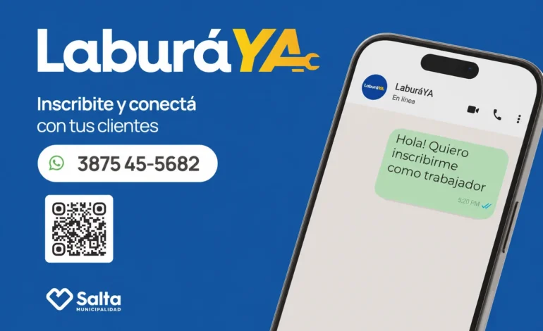 Lanzaron “Laburá Ya”, el chat de WhatsApp que conecta oficios con clientes