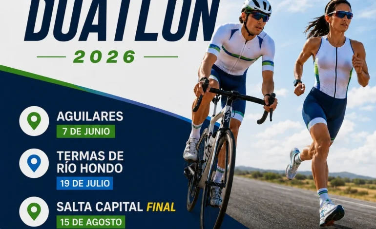 Salta será sede de la gran final del Campeonato Regional de Duatlón 2026