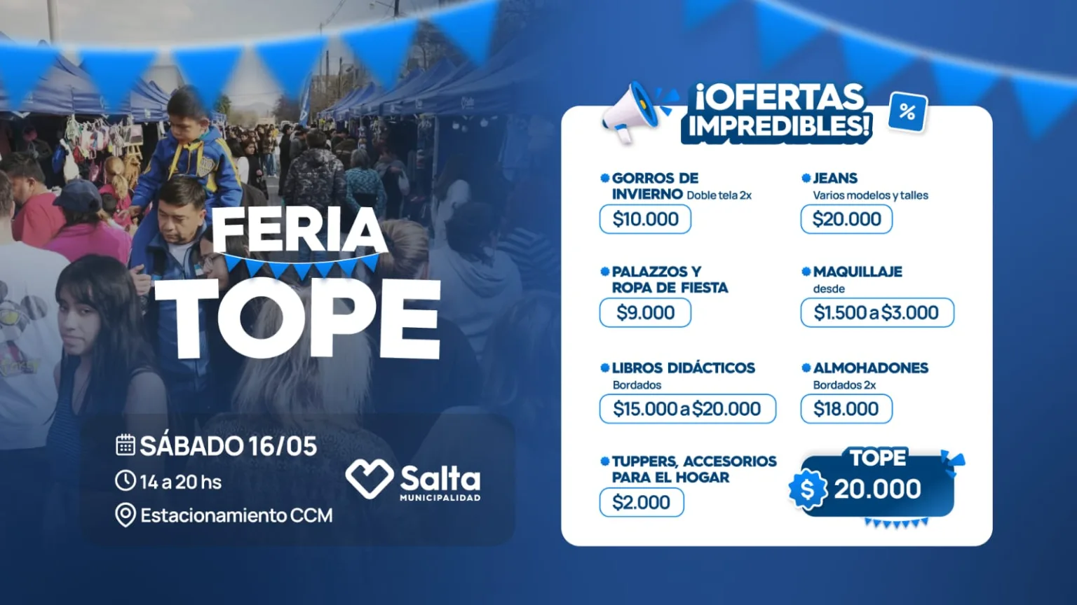Se realiza una nueva edición de la Feria Tope