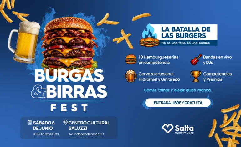 Este finde llega el «Burgas & Birras Fest» al Distrito Cultural Dino Saluzzi
