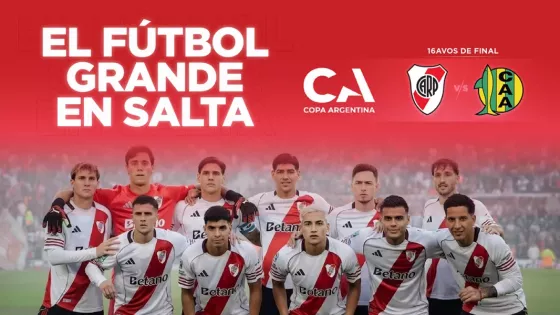 Copa Argentina en Salta: venta de entradas para River Vs Aldosivi