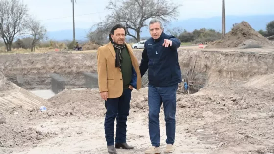 Comenzó la construcción del canal pluvial de la Autopista del Valle de Lerma