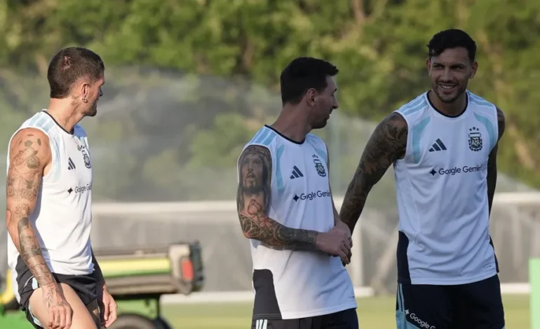 La Selección argentina tendrá su última práctica en Kansas antes de viajar a Atlanta para enfrentar a Inglaterra