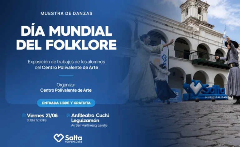 El parque San Martín se prepara para celebrar el Día Mundial del Folklore
