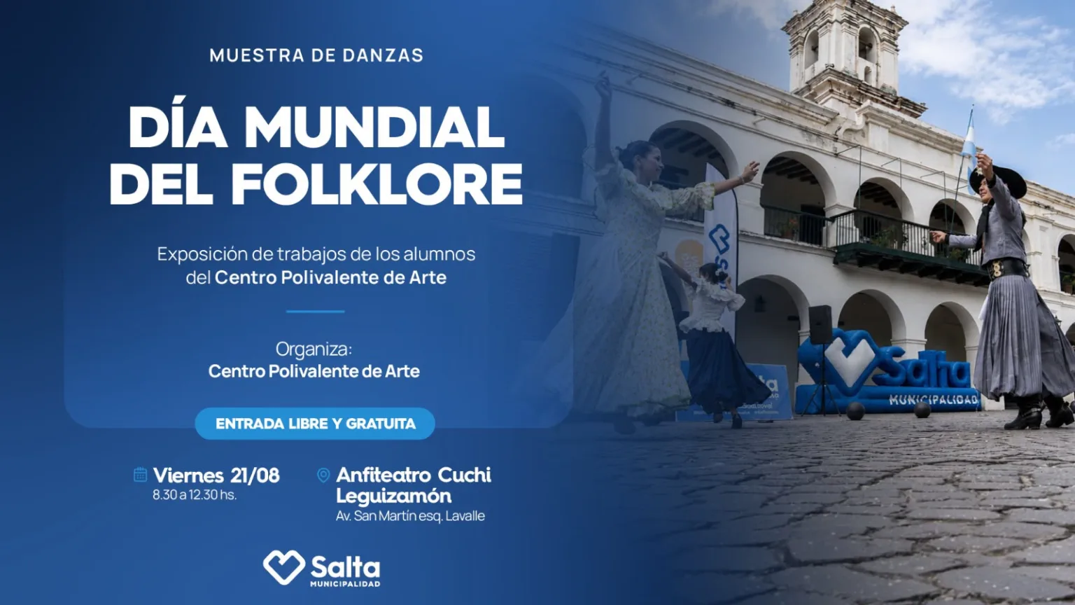 El parque San Martín se prepara para celebrar el Día Mundial del Folklore