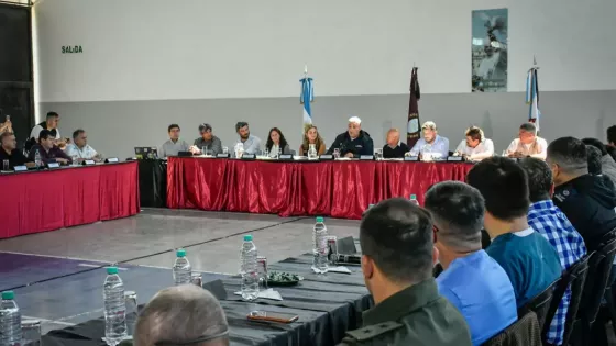 El comité de emergencia climática coordino acciones preventivas con intendentes de Anta