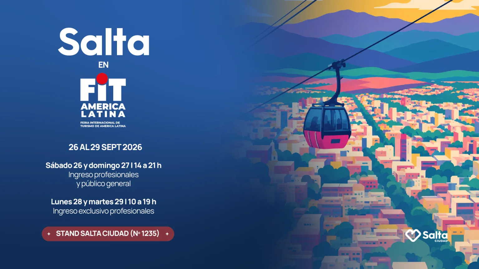 La Ciudad de Salta llega a FIT con una gran agenda de actividades