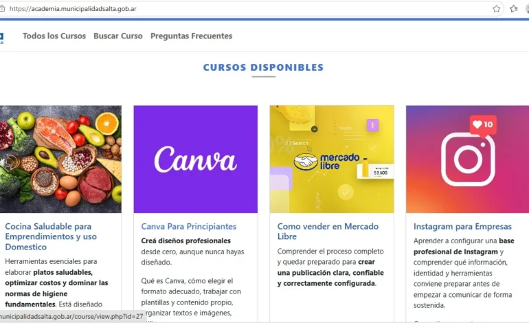 Más oportunidades: la Academia Virtual acerca capacitaciones a cada hogar
