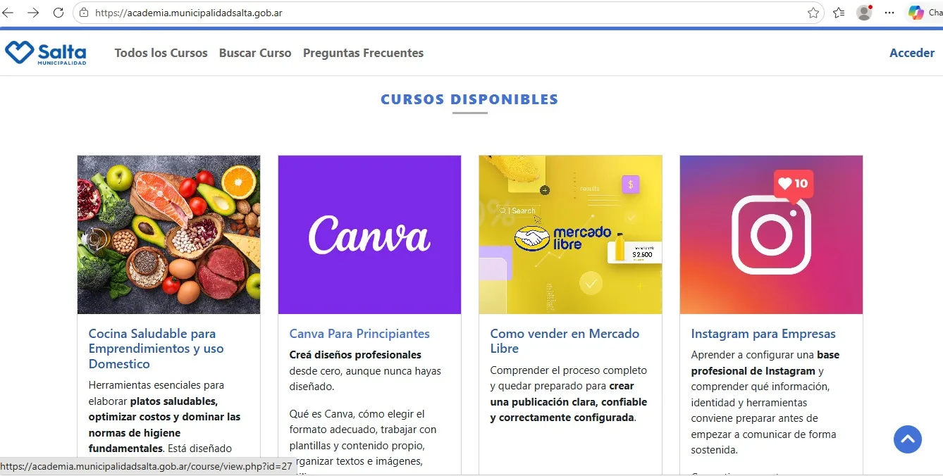 Más oportunidades: la Academia Virtual acerca capacitaciones a cada hogar