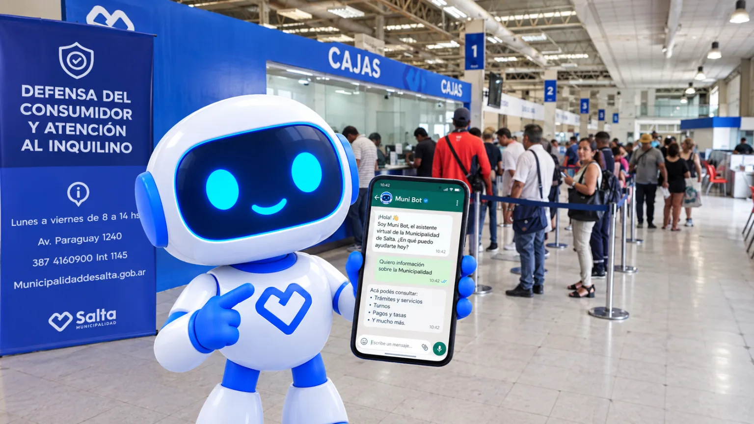 Muni Bot: desde hoy podés hacer tus gestiones municipales por Whatsapp