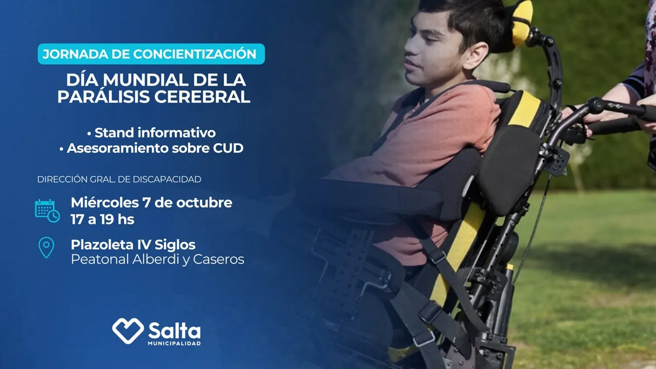La Municipalidad participará de una jornada de concientización sobre parálisis cerebral 