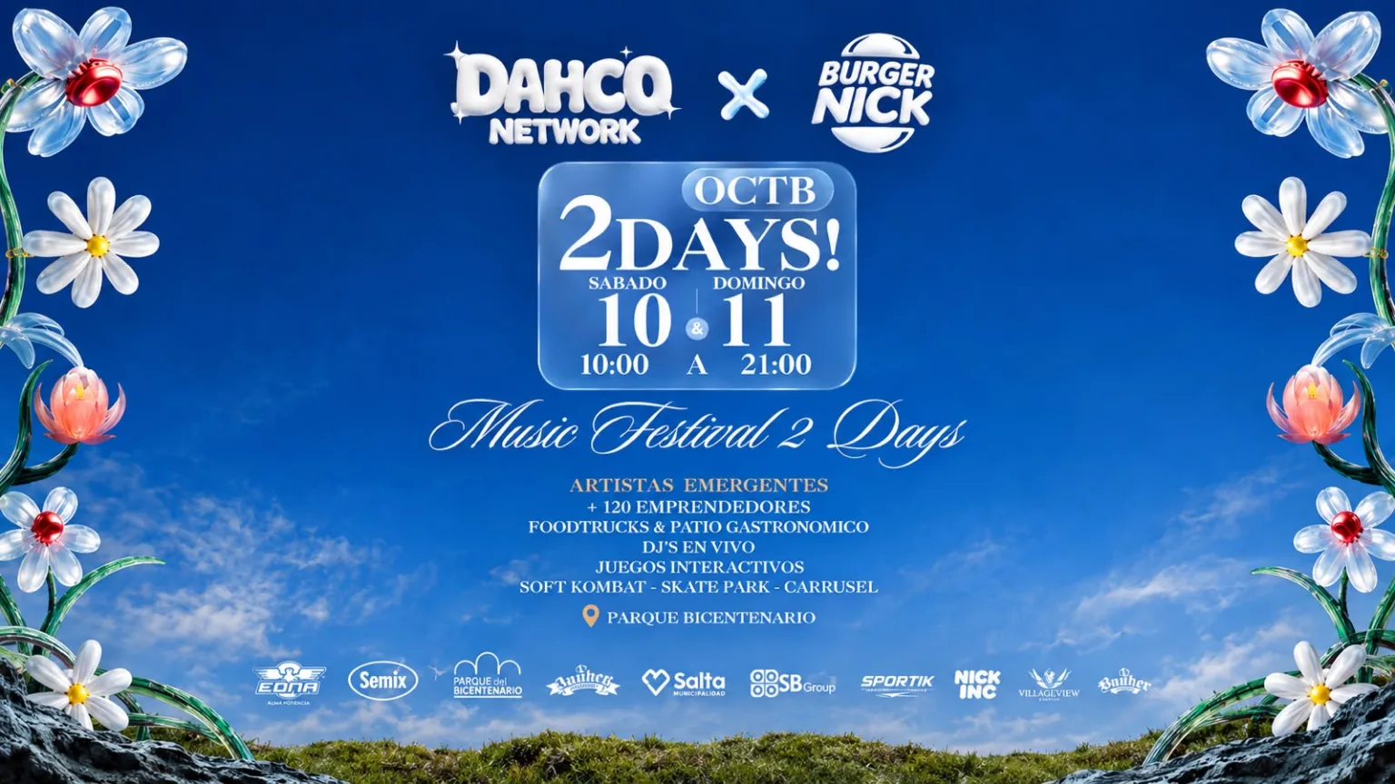 Música, diversión y gastronomía: se viene el Dahco X Burger Nick Fest